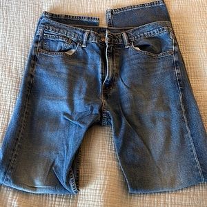 Levis 505 Mens Denim Jeans 33x34